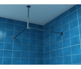 Drążek zasłony prysznicowej 90/90 cm (PSP 900)